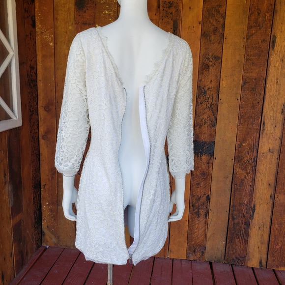 Diane Von Furstenberg Zarita White Lace Dress - Picture 8 of 16